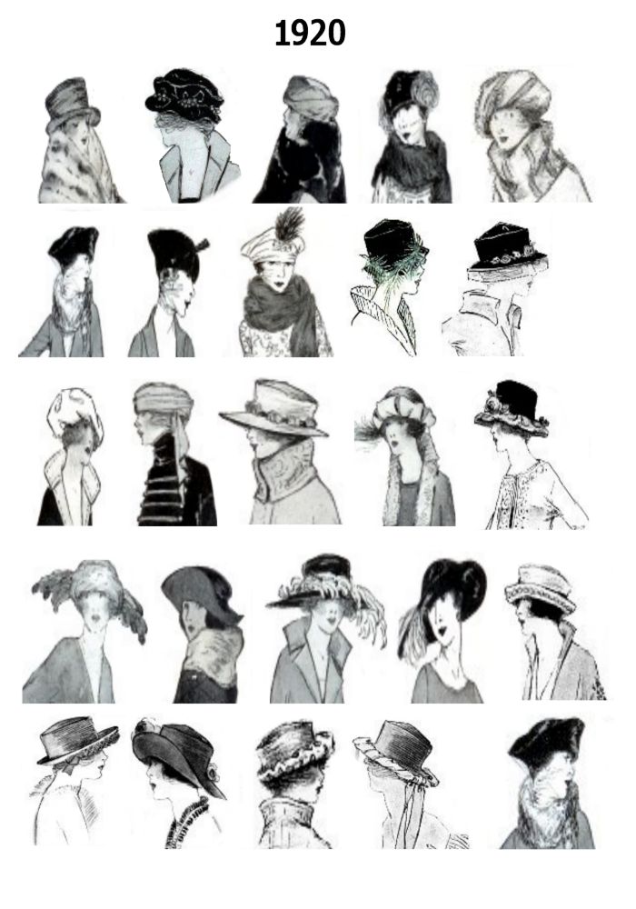 1920s Pictures Hats 20s Hair Style Fashions Fashion History